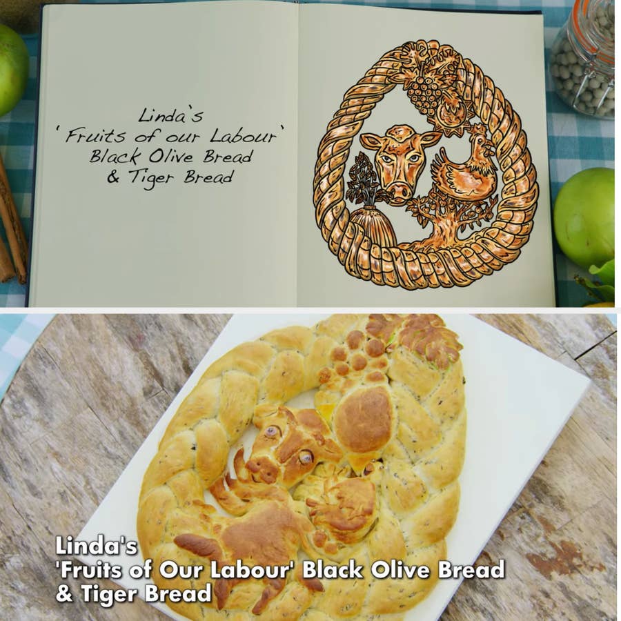 Great British Bake Off Bakes Vs Drawings 10 12 20