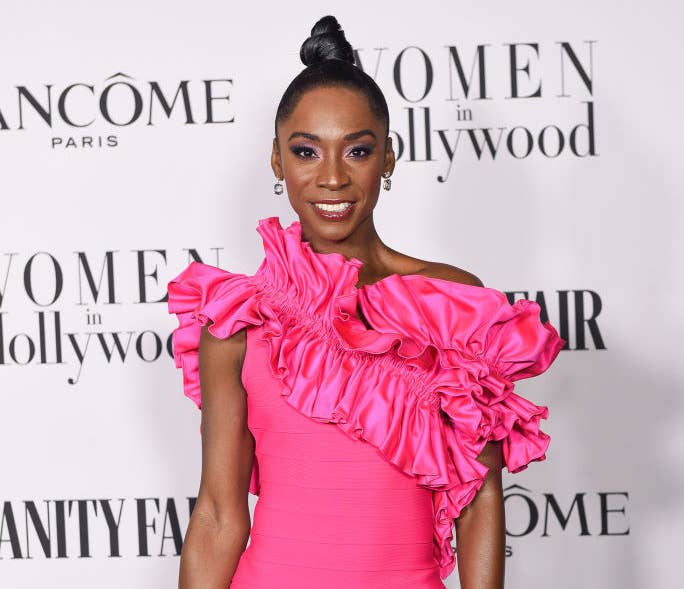Angelica Ross attends the Vanity Fair and Lancôme Women in Hollywood celebration