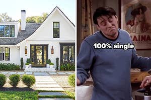 A mansion and 100% single joey