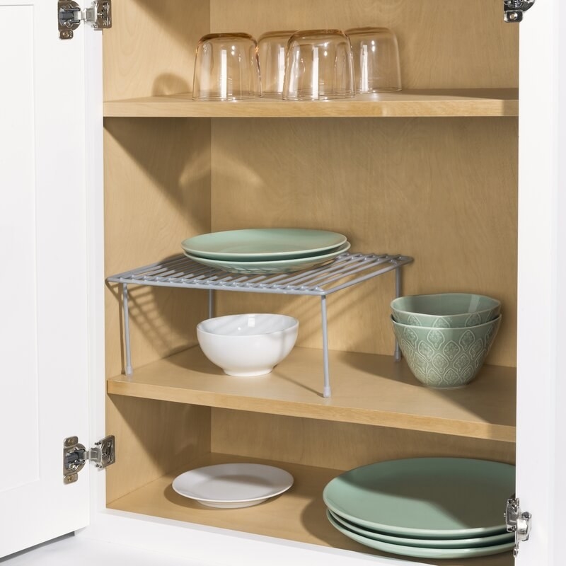 The shelf in a cabinet 