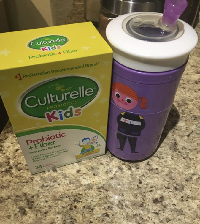 A box of Culturelle probiotics for kids.