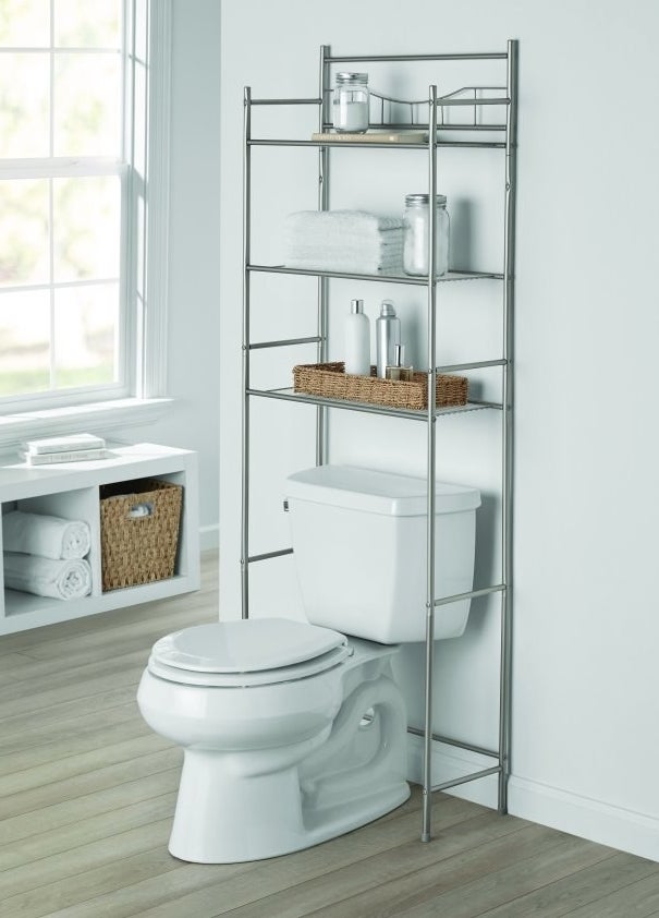 Over-the-toilet shelving