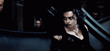Bellatrix staring creepily