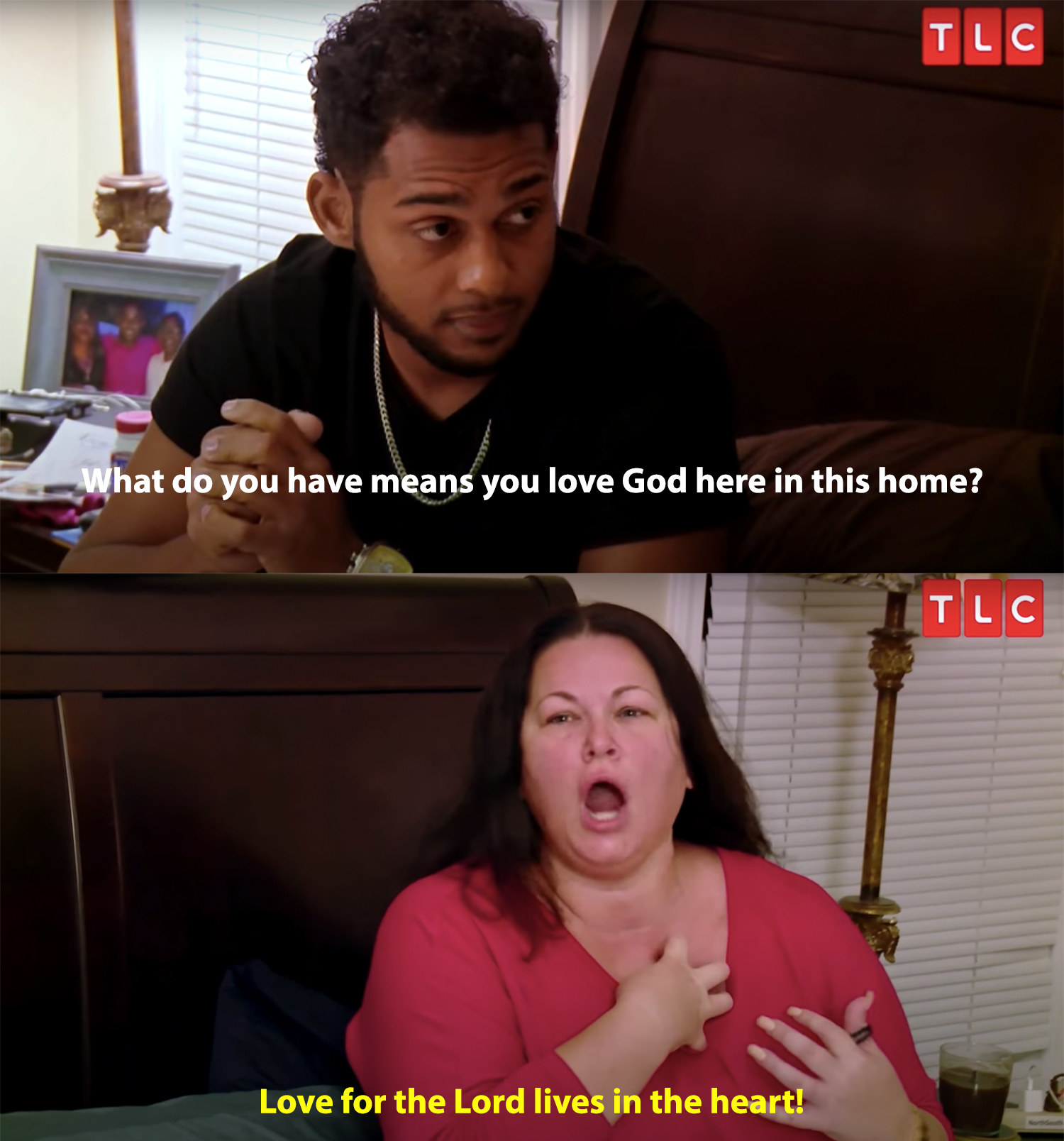 Luis asks Molly why she doesn&#x27;t have any decor that represents her Christianity