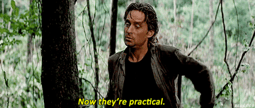Michael Douglas saying, &quot;Now they&#x27;re practical&quot;
