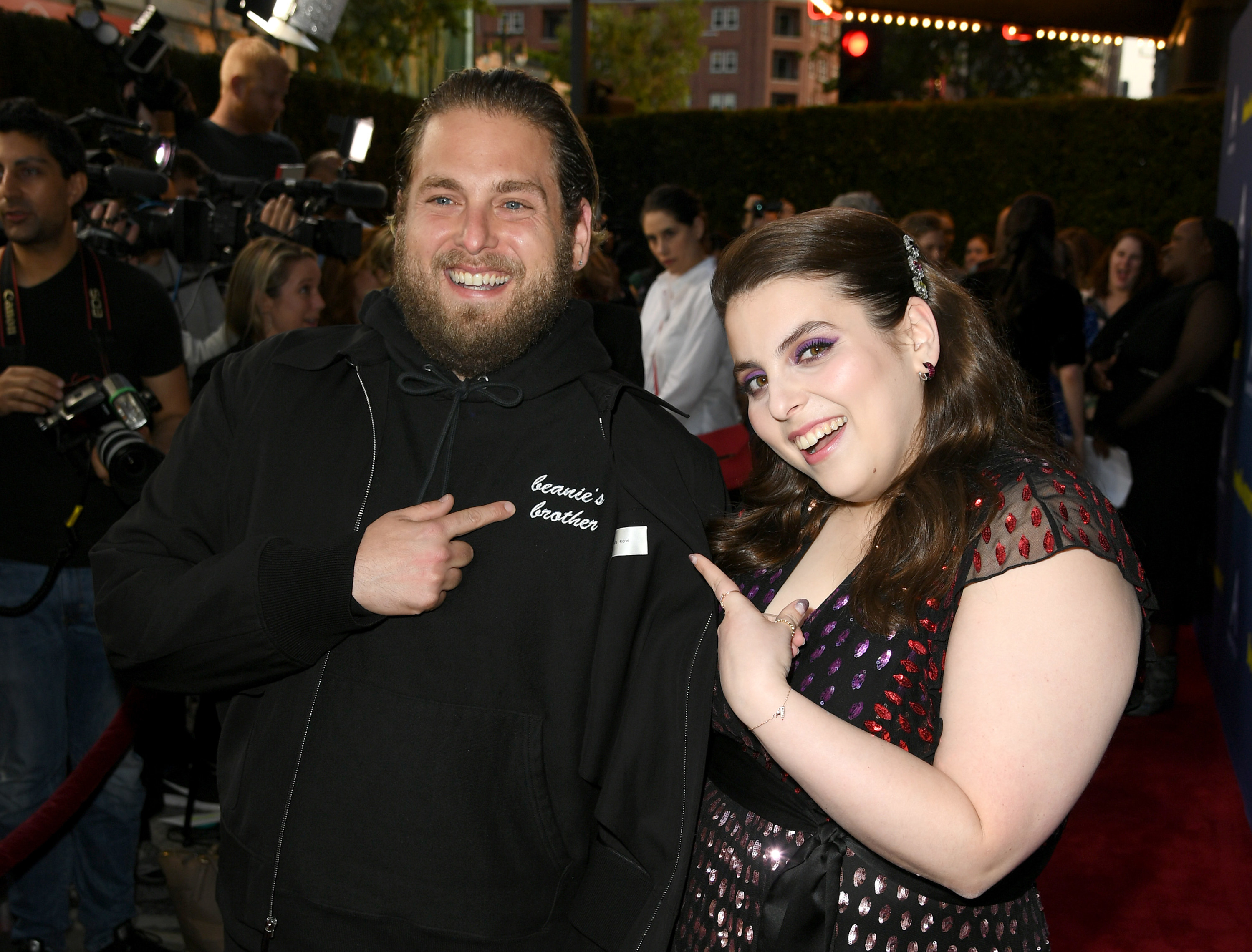 Jonah Hill and sister, Beanie Feldstein.