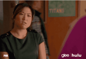 A woman looking disgusted GIF