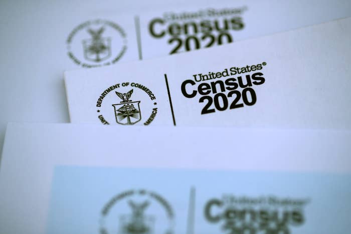 The US Census logo appears on census materials received in the mail