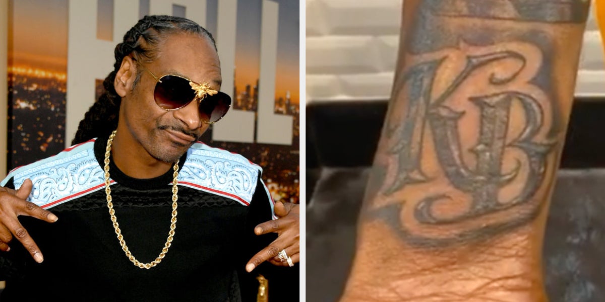 Snoop Dogg Gets New Lakers Championship Tattoo with Kobe Bryant