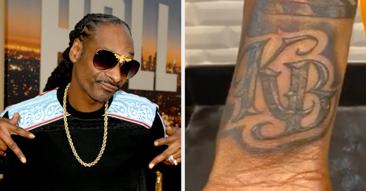 Snoop Dogg Got A Kobe Bryant And Lakers Tattoo