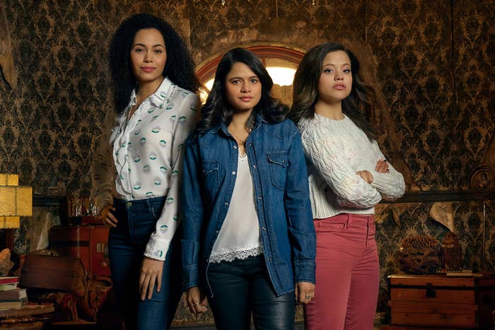 The new Charmed sisters standing together