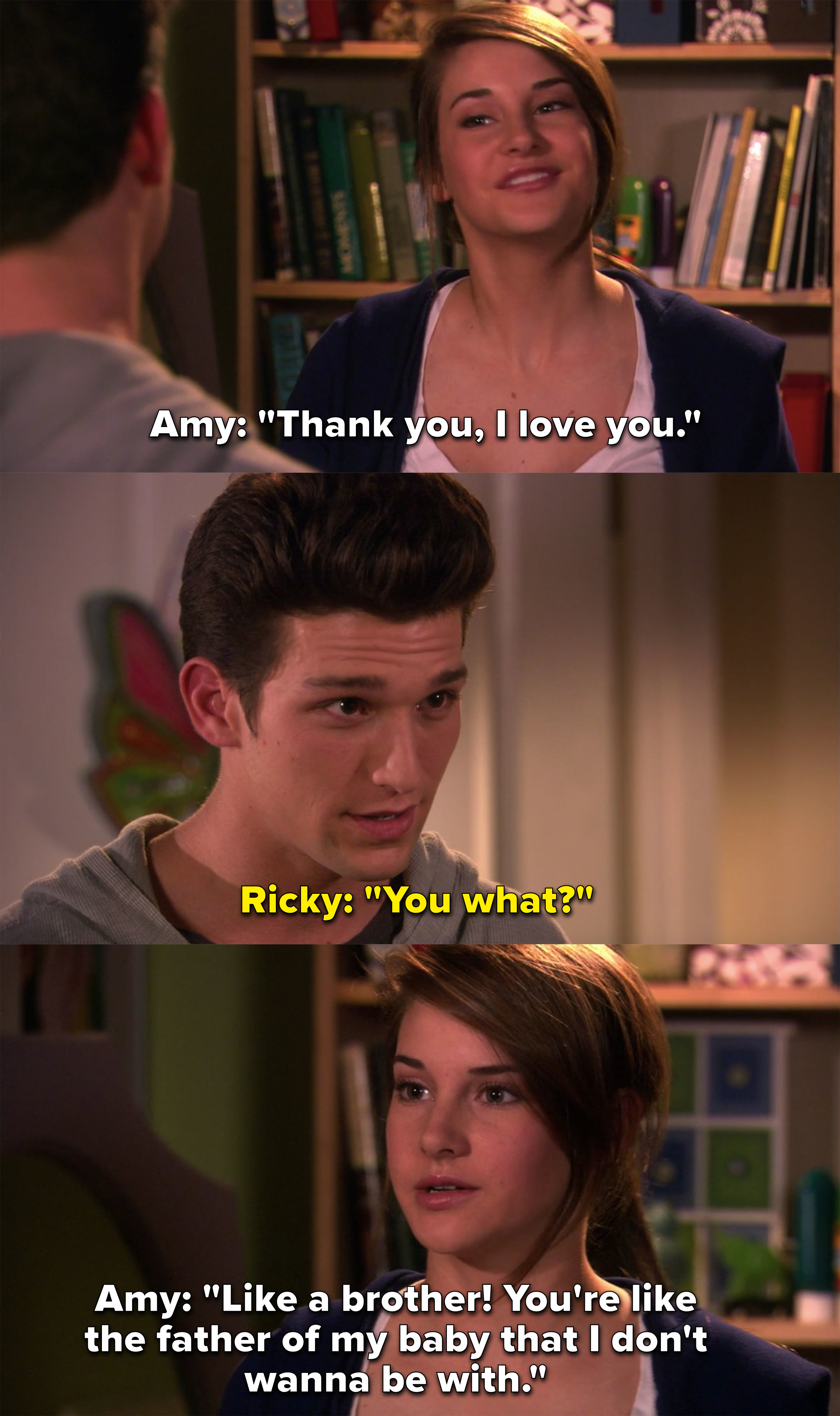 Amy says she loves Ricky like a brother and the father of her baby she doesn&#x27;t want to be with