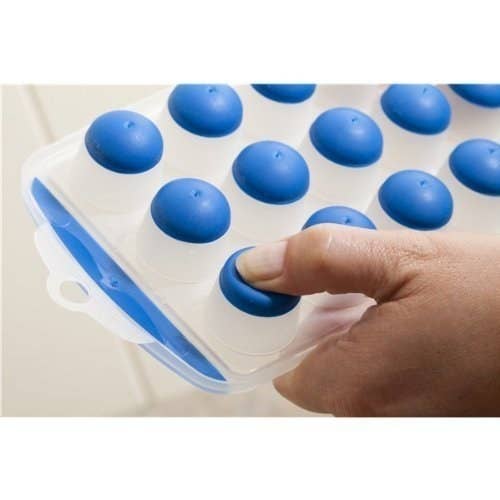 A set of silicone pop-out trays