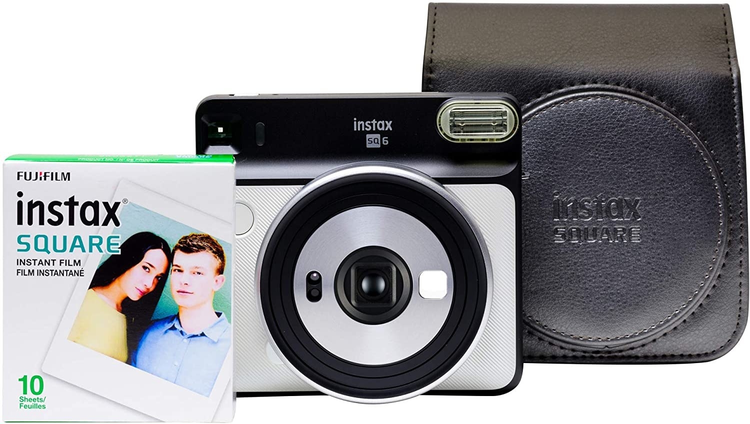 The camera, film, and case