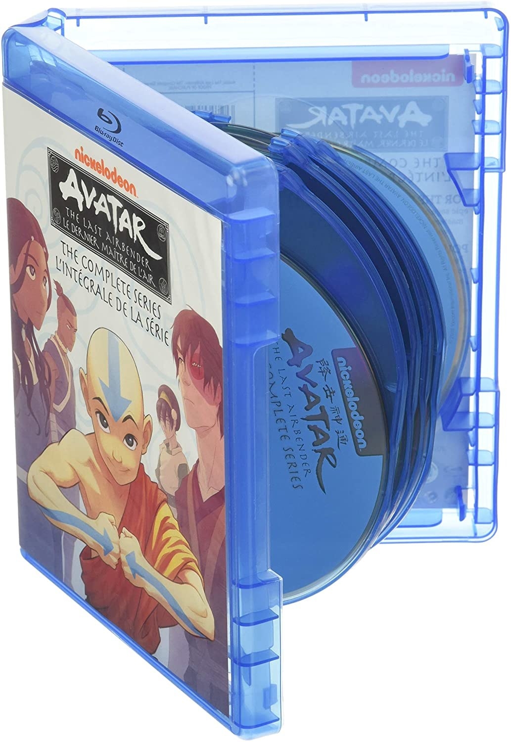 The Blu-ray collection of Avatar: The Last Airbender