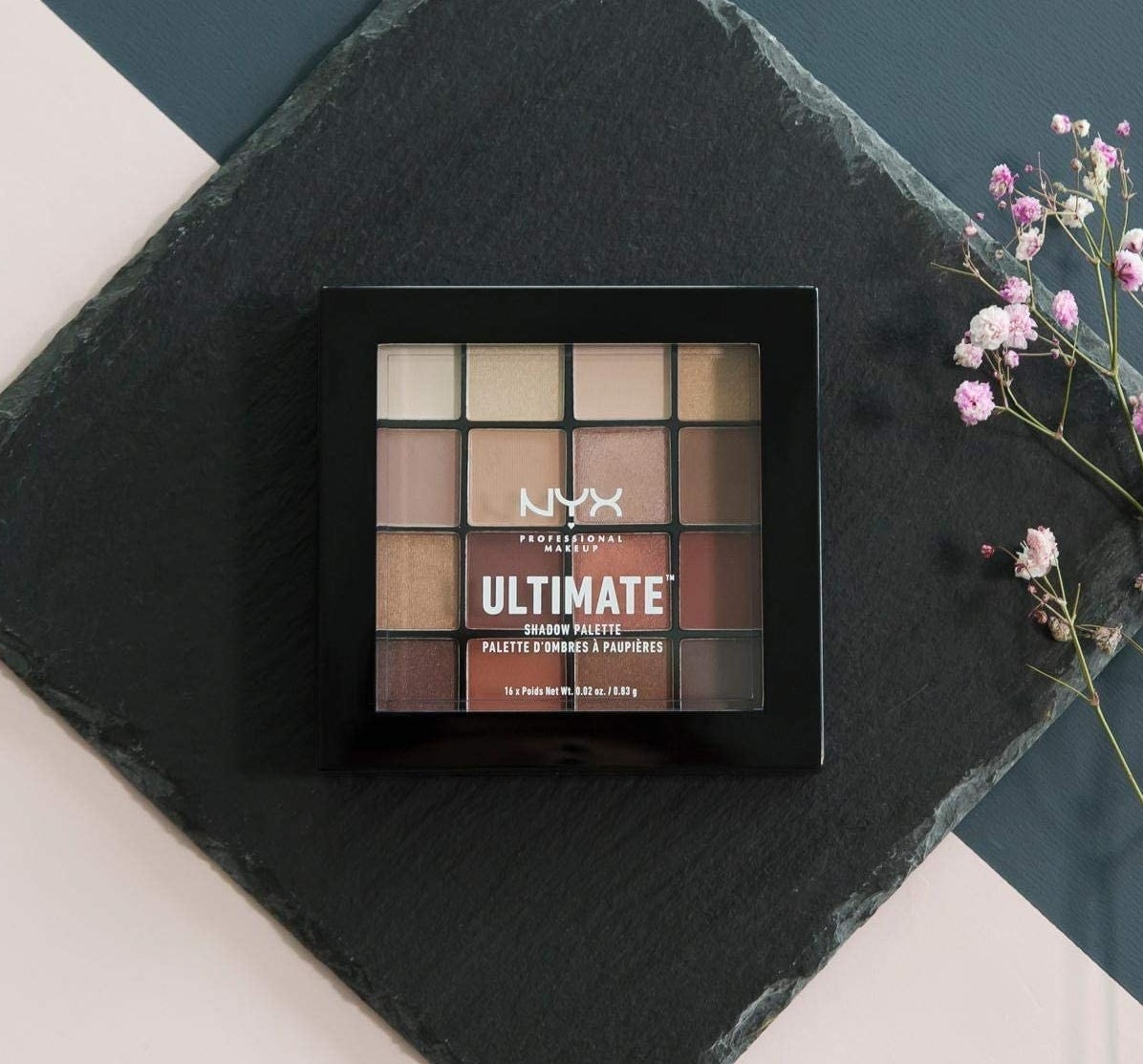 An eyeshadow palette