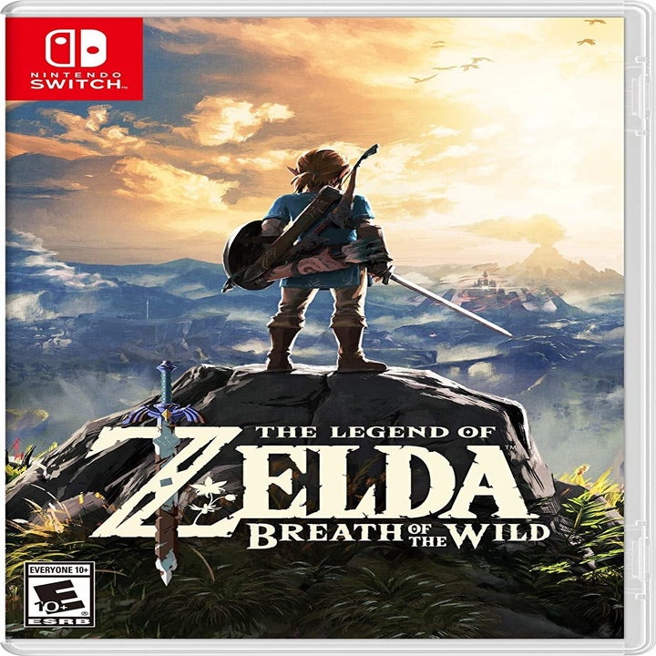the packaging for zelda breath of the wild