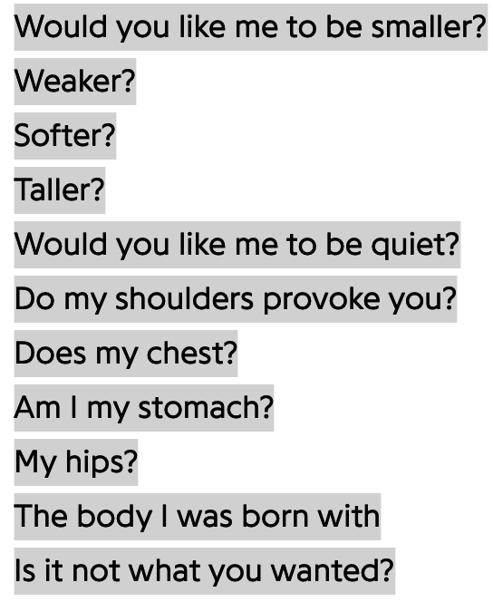 Lyrics to Billie&#x27;s &quot;Not My Responsibility&quot;