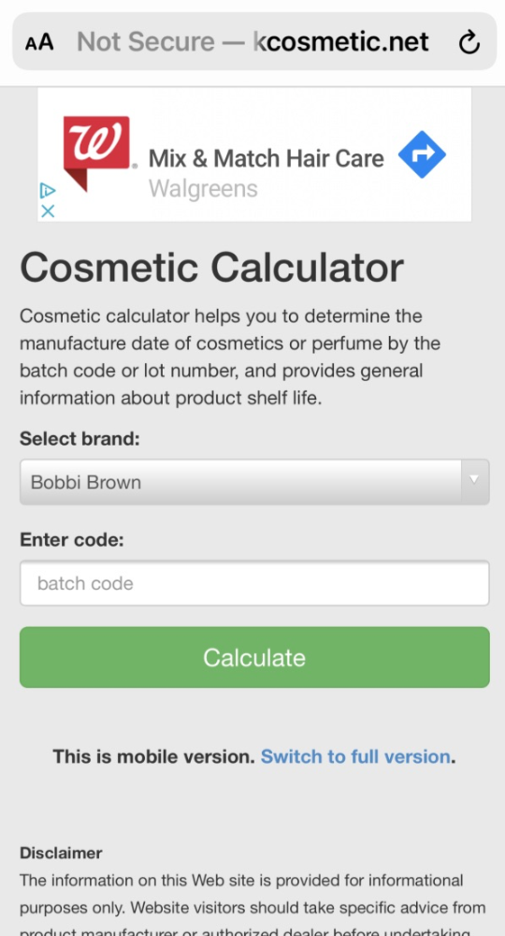 Check Cosmetic Expiry Date Tool – Batch Code checker – Cosmetic calculator  – Check Batch Code of Cosmetics