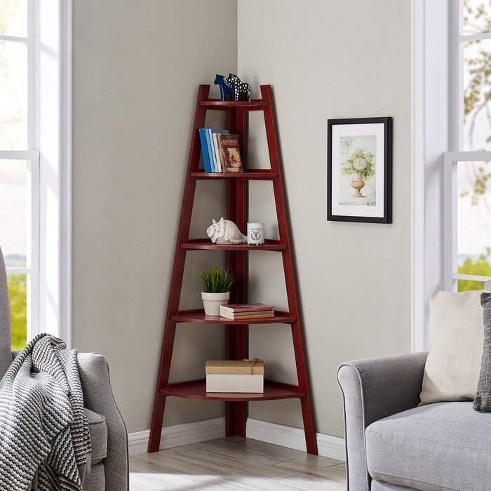 31 Things From Wayfair That Just Might, Wayfair Corner Bookcase White