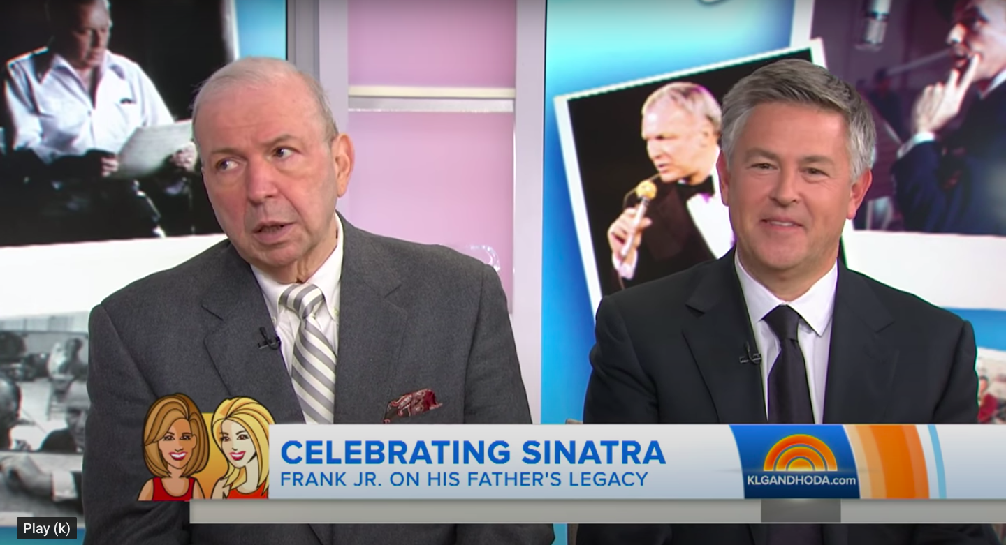 Frank Sinatra Jr. and author Charles Pingone on the &quot;Today&quot; show