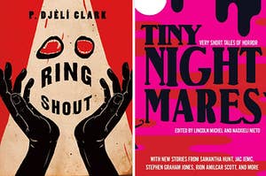 Ring Shout book cover / Tiny Nightmares book cover