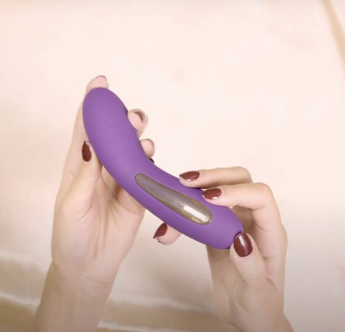the purple curved vibrator 