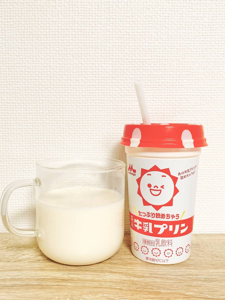 プリンは飲み物 が現実に 森永の 飲める牛乳プリン が再現度すごすぎて笑った