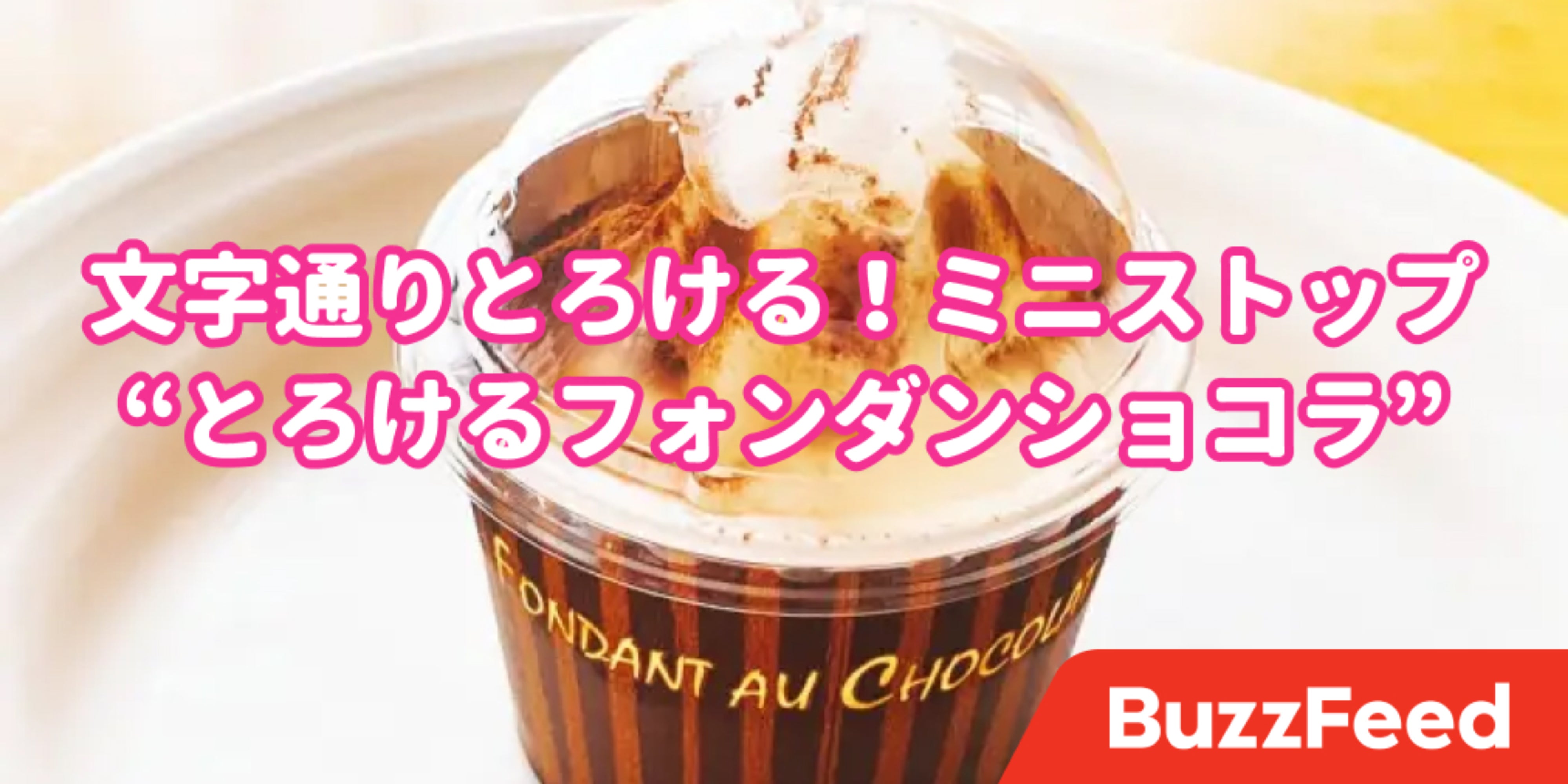 ミニストップは天才 あったかショコラと冷たいアイスで 口の中が天国になった