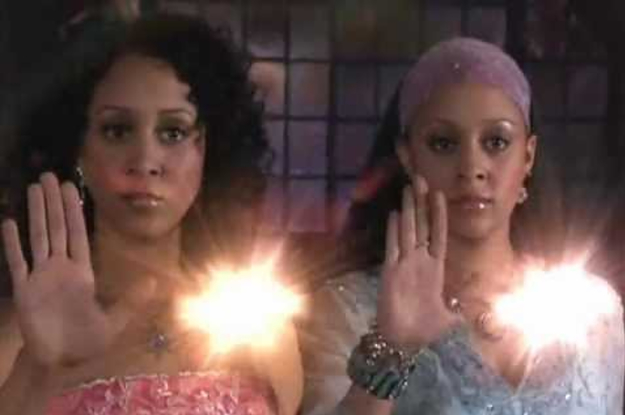 Alex and Camryn casting a spell