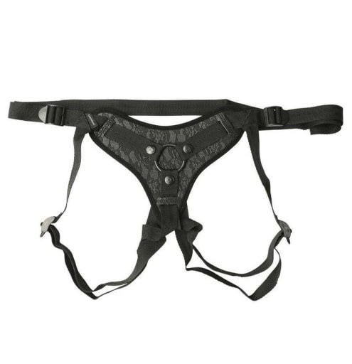 The Midnight lace strap-on harness