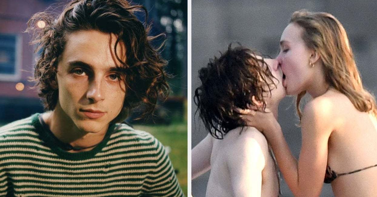 Timothée Chalamet E Lily Rose Depp Bacio
