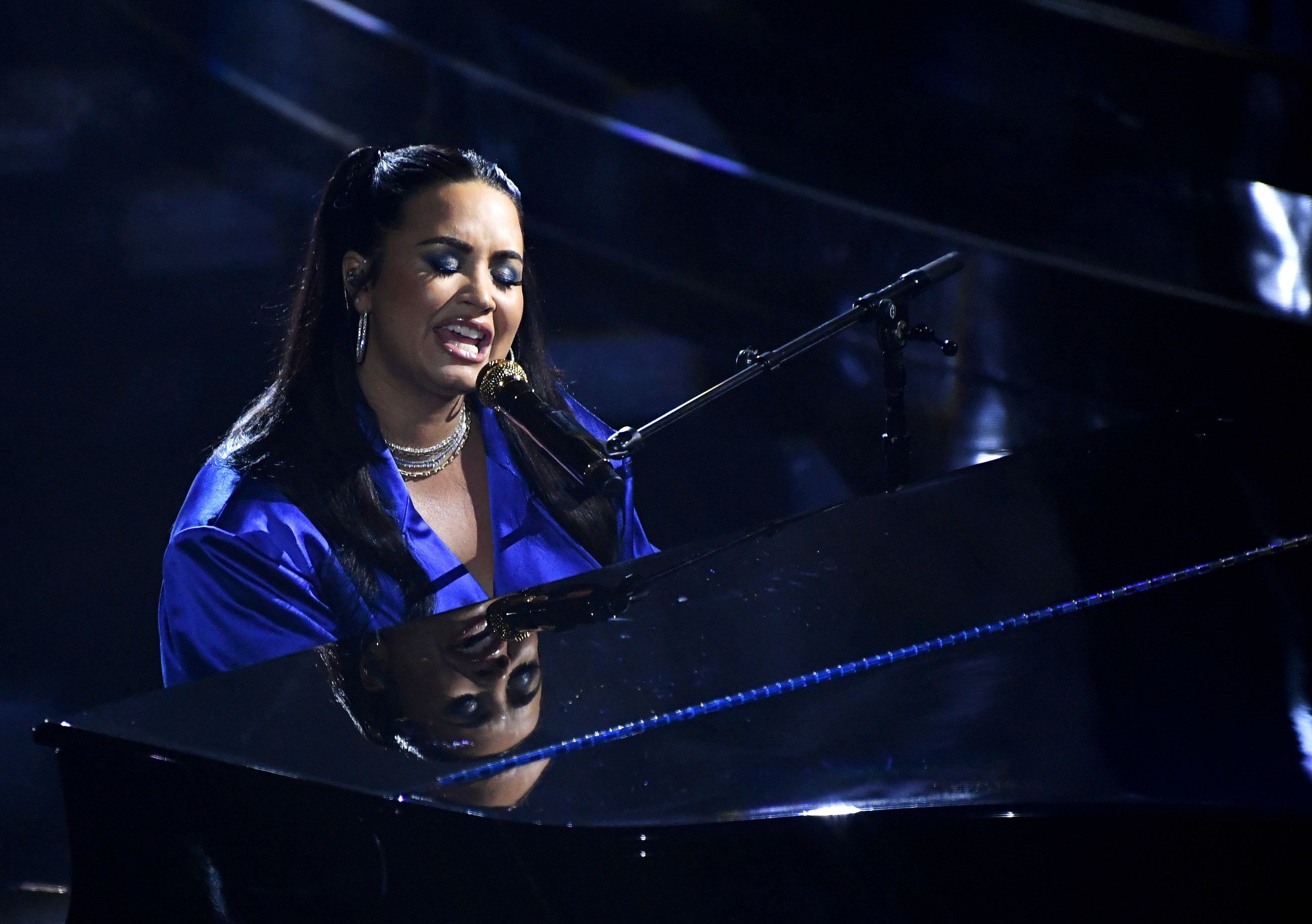 Demi Lovato at the 2020 Billboard Music Awards