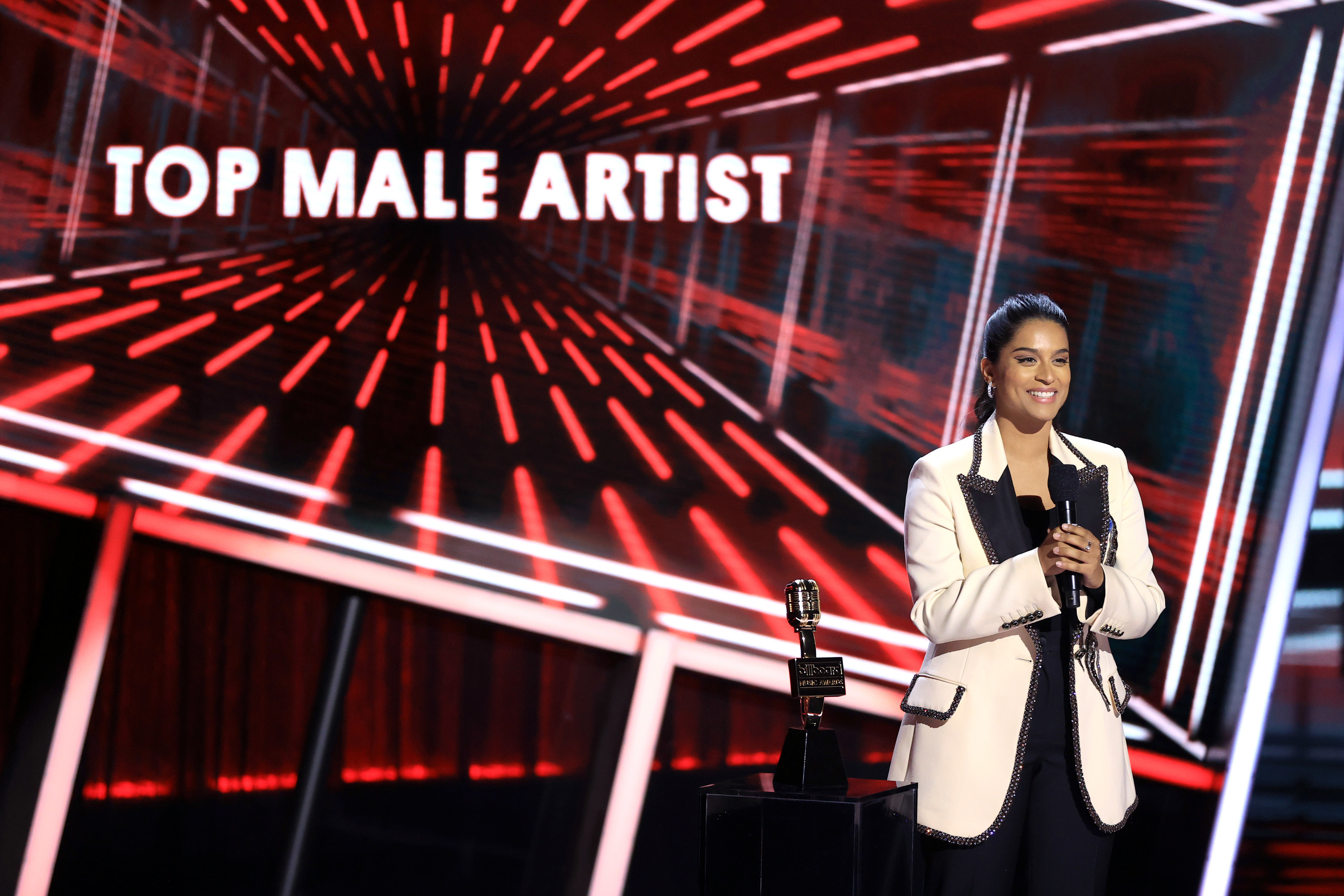 Lilly Singh at the 2020 Billboard Music Awards