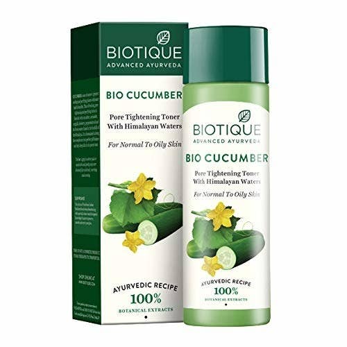 Bio cucumber toner from Biotique.