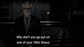 Bradley Whitford says, &quot;Why don&#x27;t you go put on one of your little shows where everything works out in the end?&quot; And so, forgetting to factor for sarcasm, we said, &quot;Sure!&quot;
