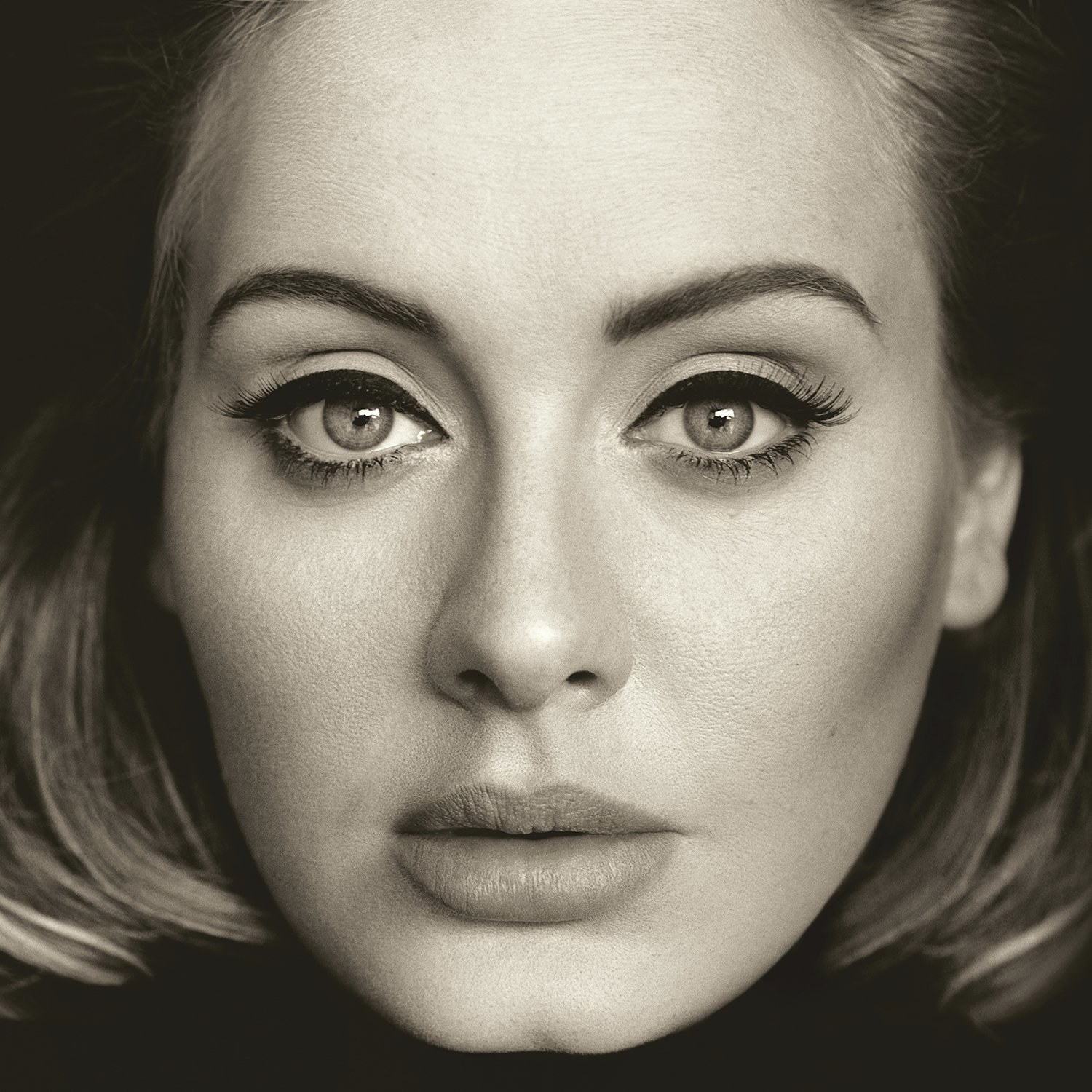 album cover of 25 showing Adele&#x27;s face