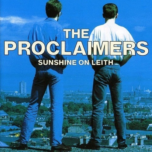 album cover of Sunshine on Leith showing the backs of Craig and Charles Reid of the Proclaimers