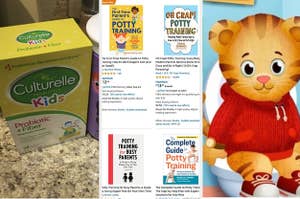 Toddler probiotics, potty training books, and Daniel Tiger