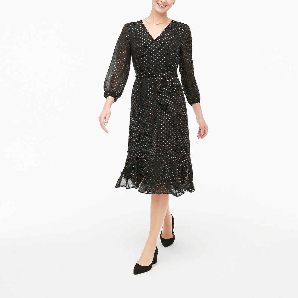 All of Fall Textured Long Sleeve Dress