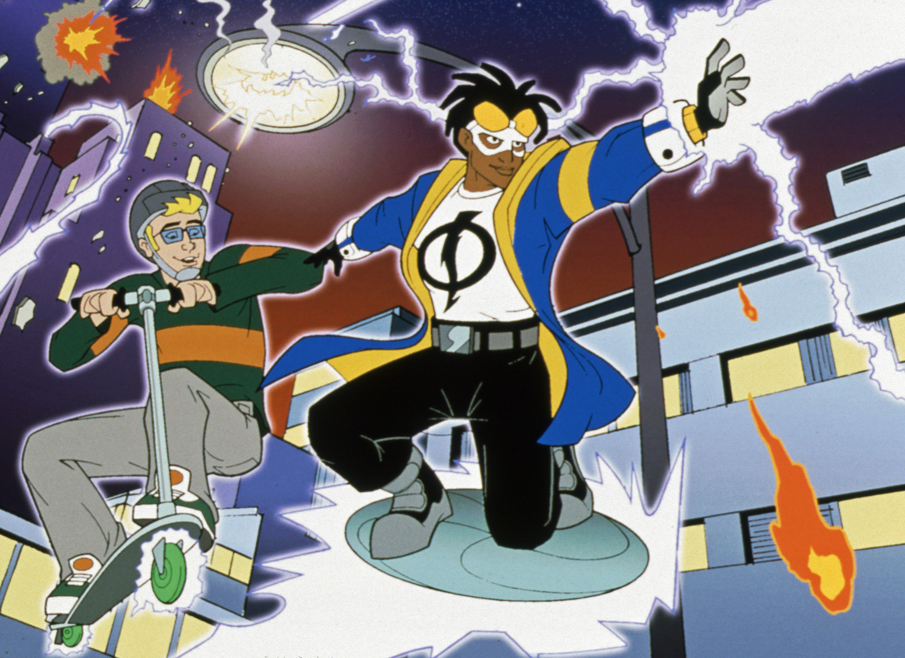The Static Shock animated series ran from 2000 to 2004 on The WB. 