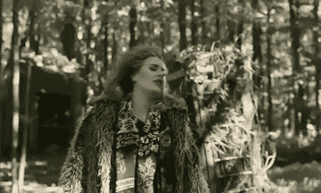 Adele singing in the &quot;Hello&quot; music video&quot;