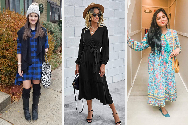 34 Long-Sleeve Dresses To Wear This Fall And Winter