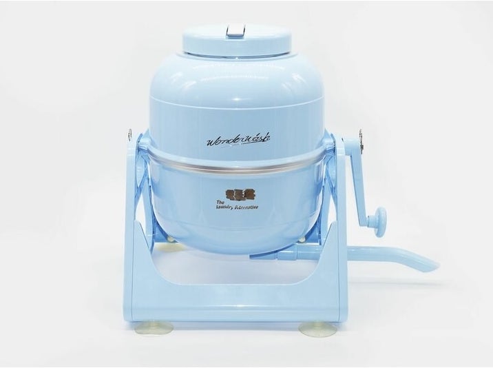 Blue portable washer