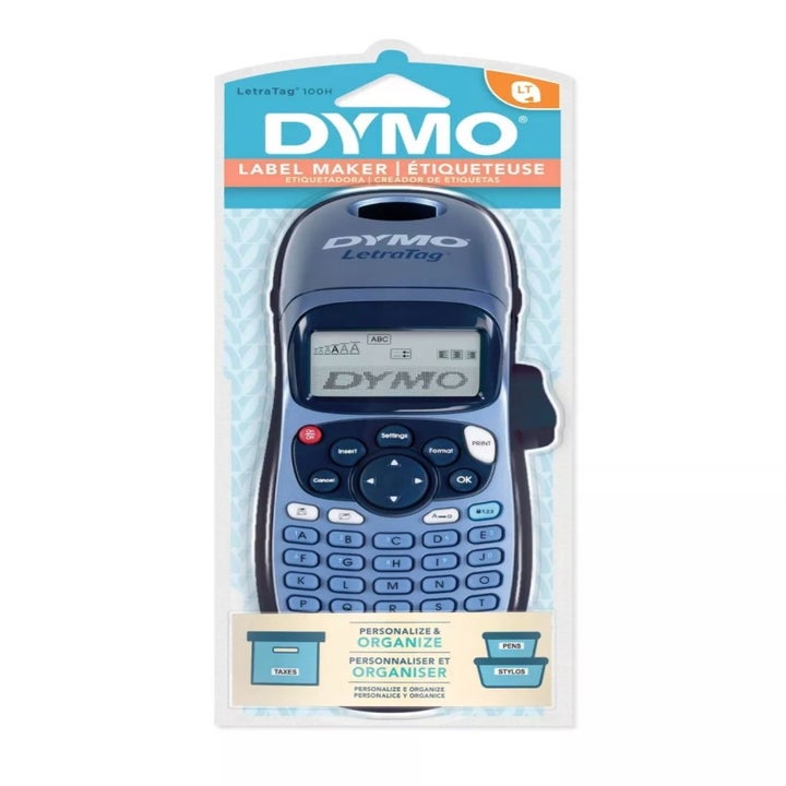 The blue label maker