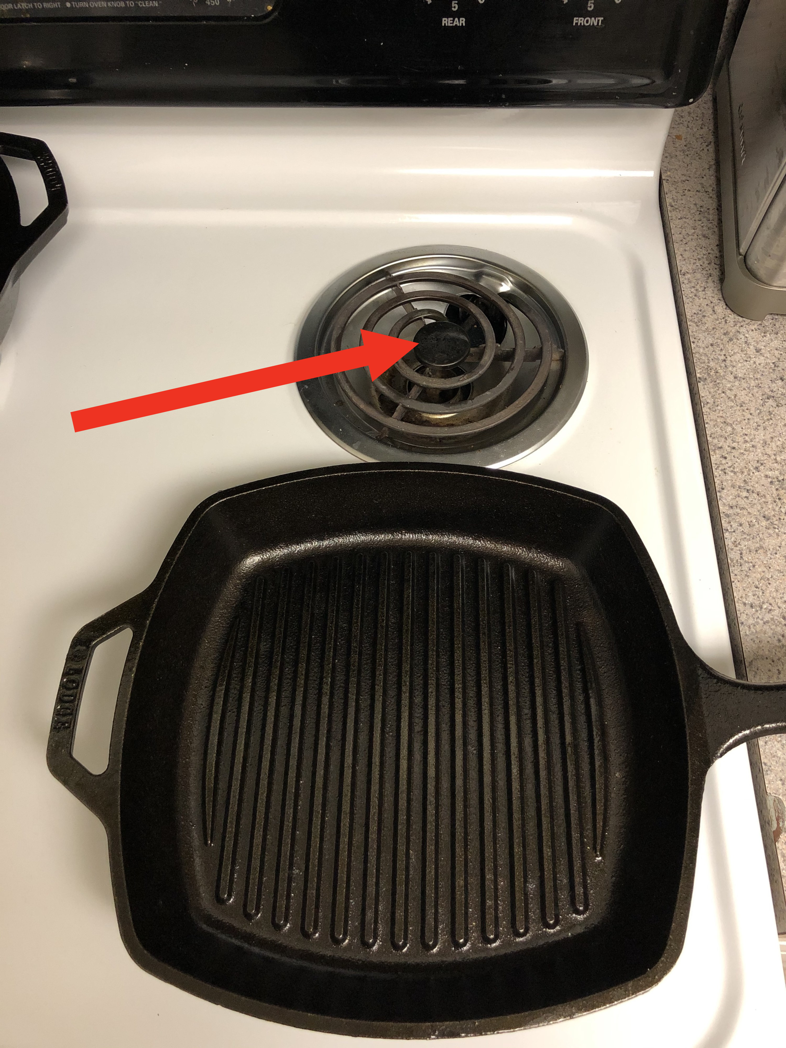 An electric stovetop