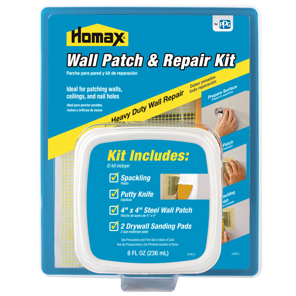 The Homax wall patch and repair kit