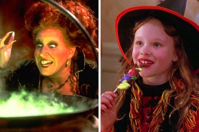 Winifred Sanderson and Dani from Hocus Pocus