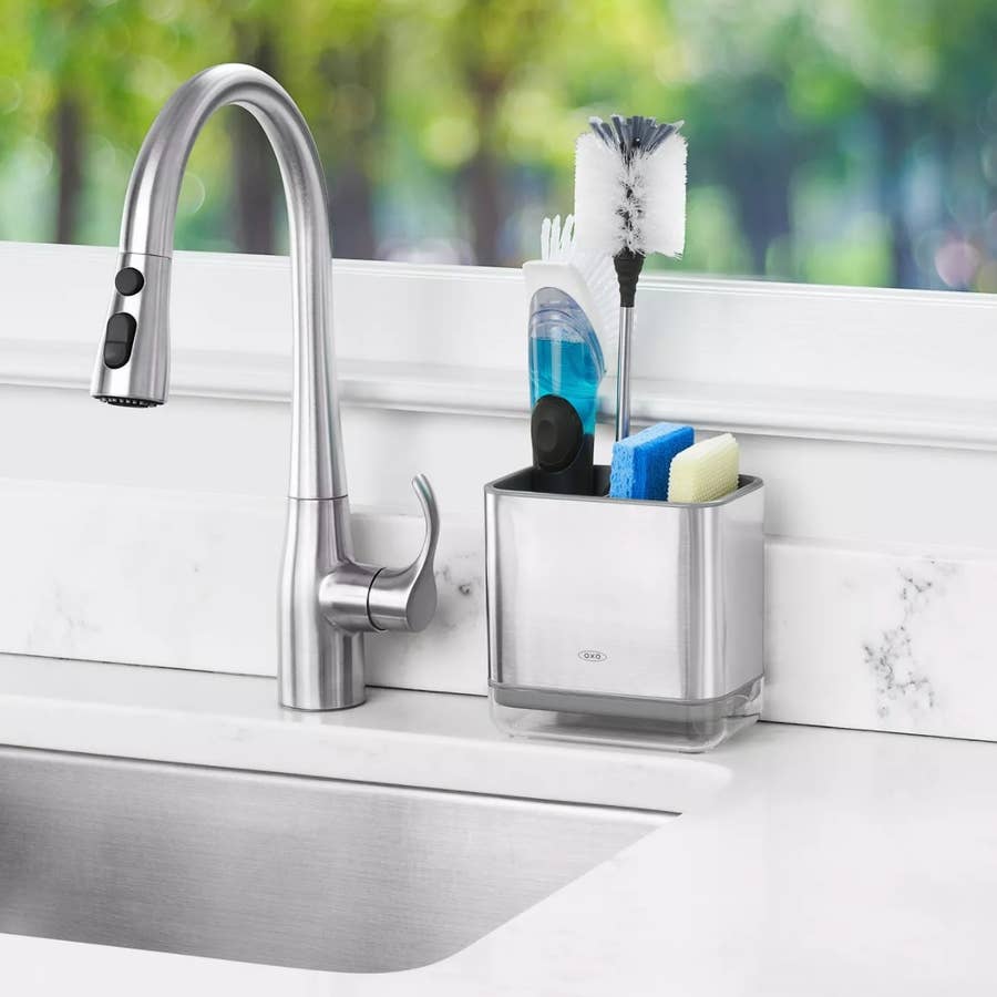 Oxo Stainless Steel Sink Sponge Holder : Target