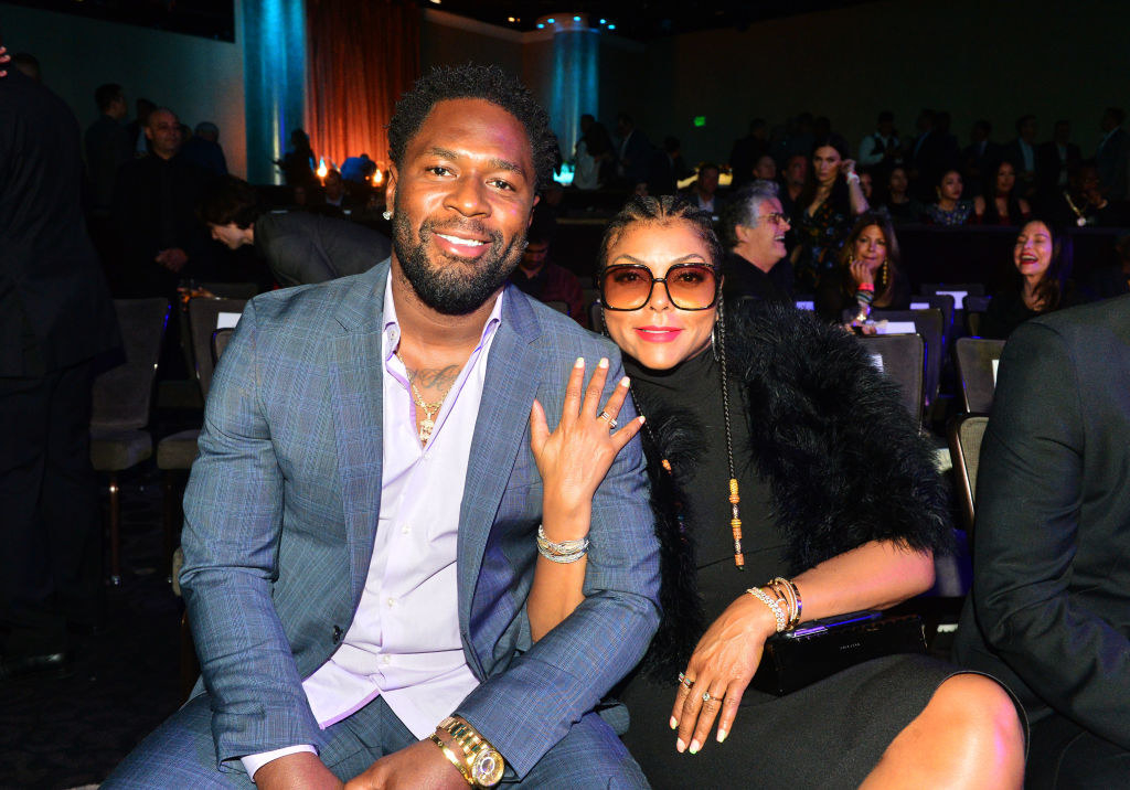 Kelvin Hayden (L) and Taraji P. Henson attend Sugar Ray Leonard Foundation&#x27;s 10th Annual &#x27;Big Fighters, Big Cause&#x27; Charity Boxing Night 